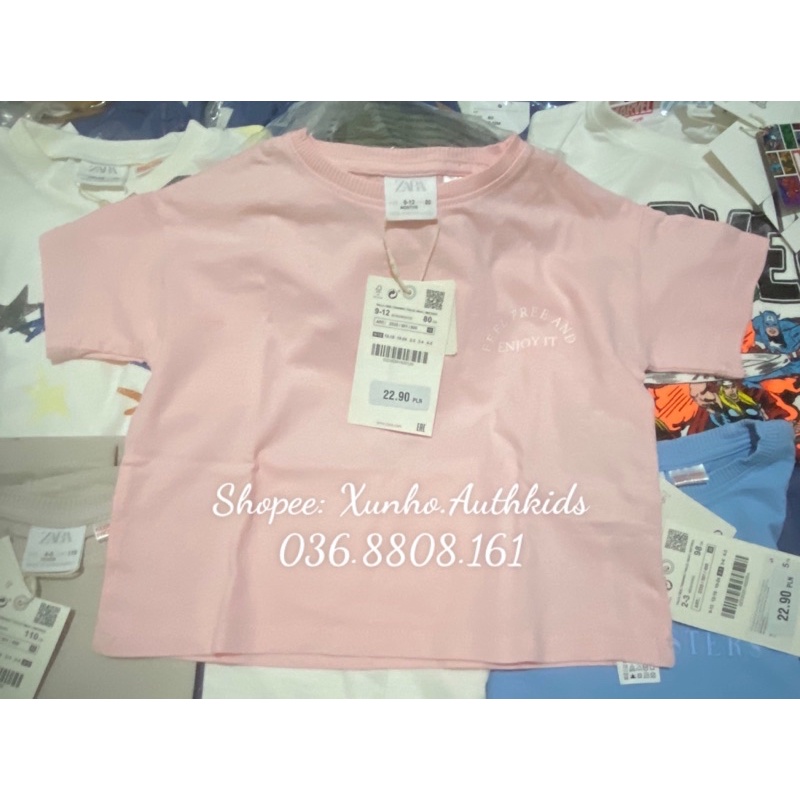 Áo phông Zara auth cộc tay cho bé