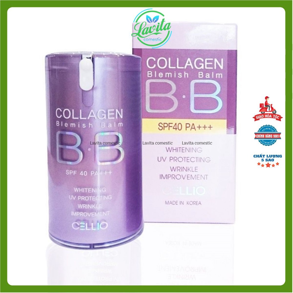 Kem nền BB Collagen Cellio