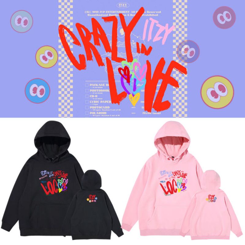 Áo hoodie ITZY - Crazy in love (LOCO)