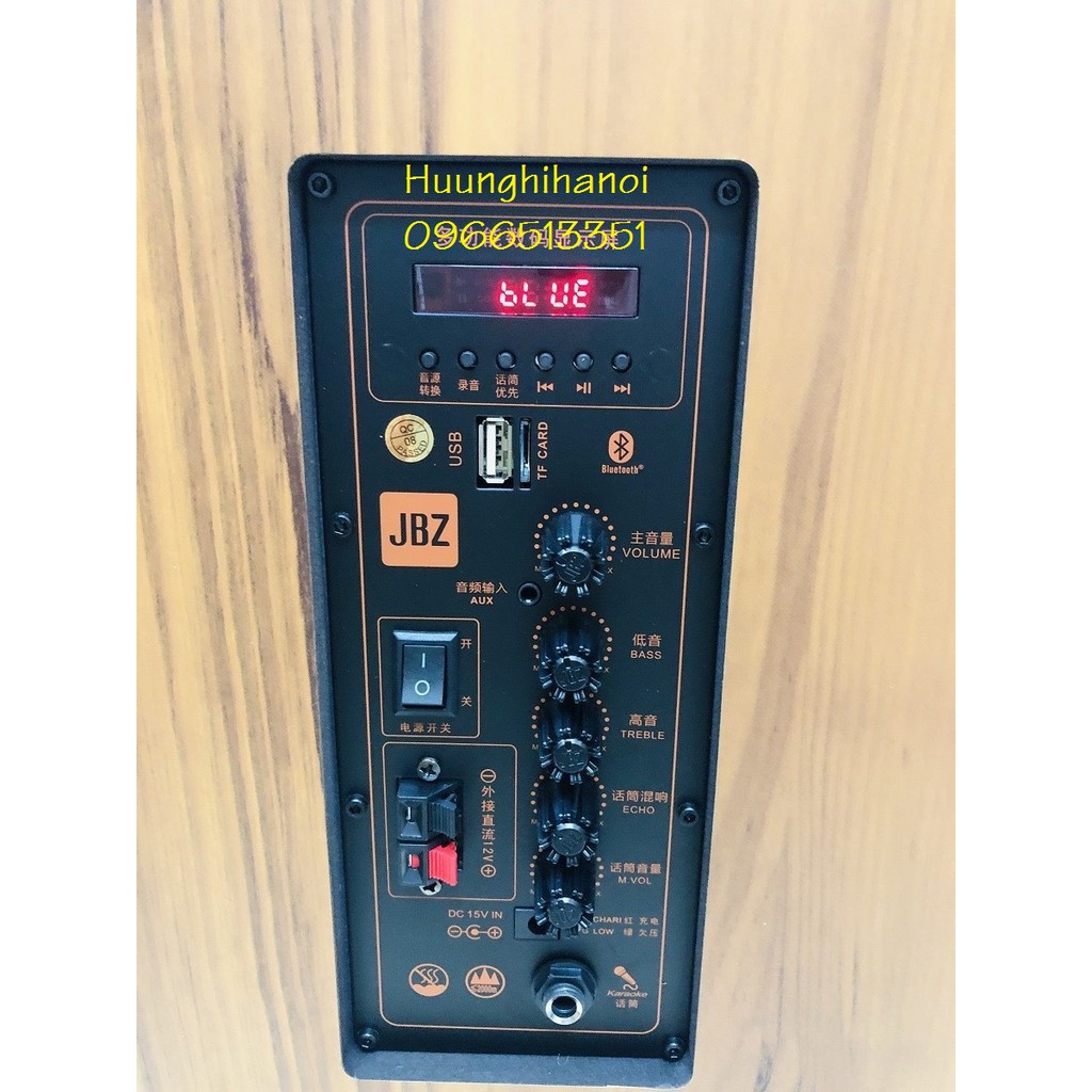 Karaoke di động, Loa karaoke bluetooth hát cực hay, giá rẻ chính hãng JBZ  kèm micro không dây