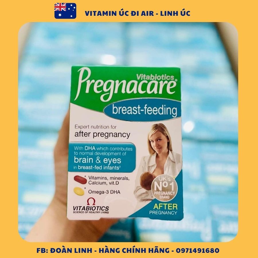 Vitamin tổng hợp Pregnacare Breastfeeding, Anh (84 viên) giúp lợi sữa và tăng cường đề kháng cho mẹ cho con bú sau sinh