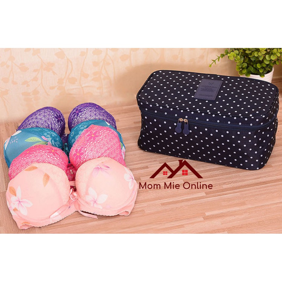Túi đựng đồ lót cá nhân du lịch hoa văn chống thấm - T002