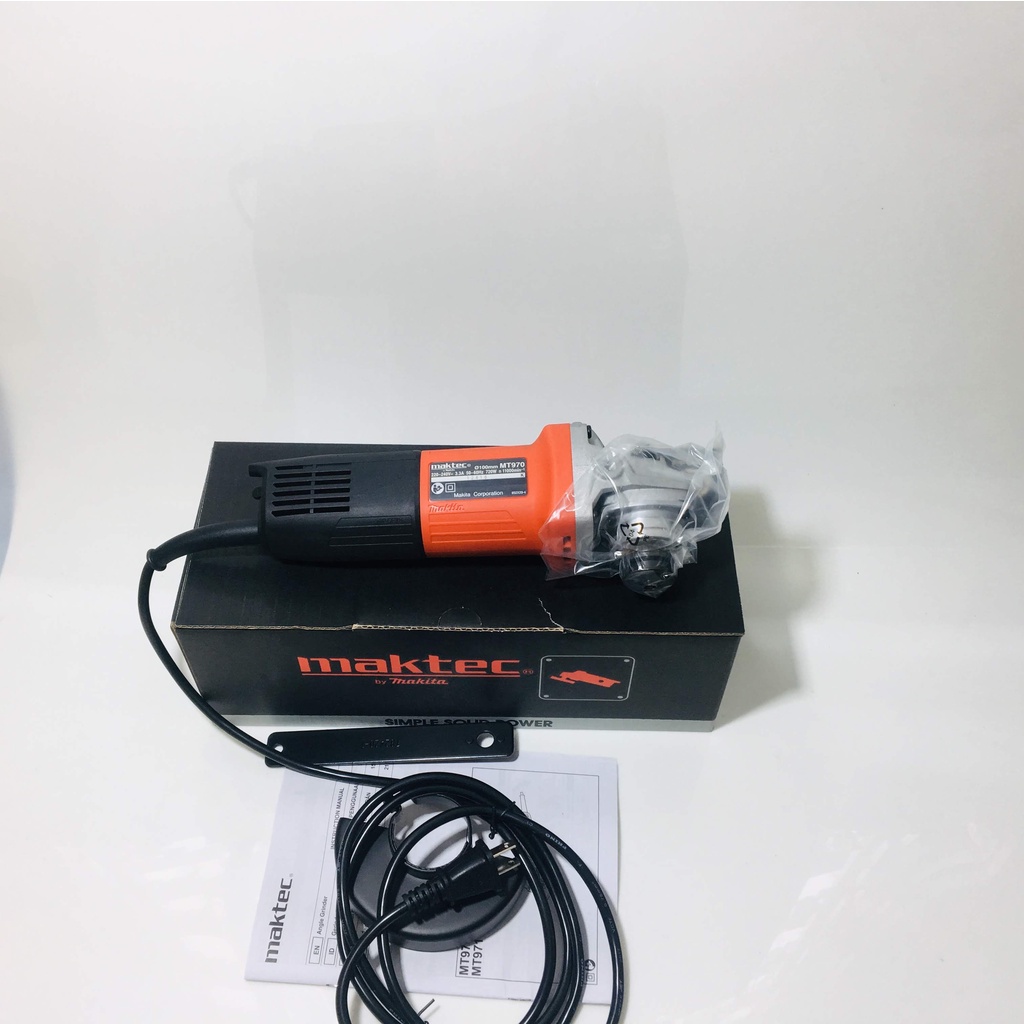 Maktec MT970 - Máy mài góc 100mm, Công suất 720W, Điện 220V