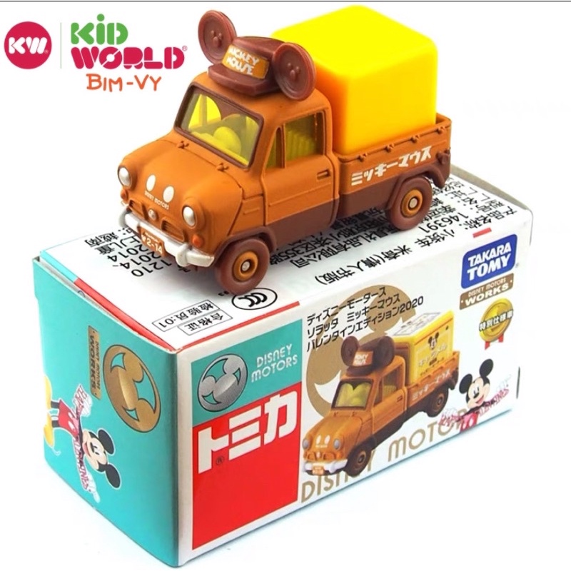 Xe mô hình Tomica Box Disney Motors. MS: 768. Made in Việt Nam.