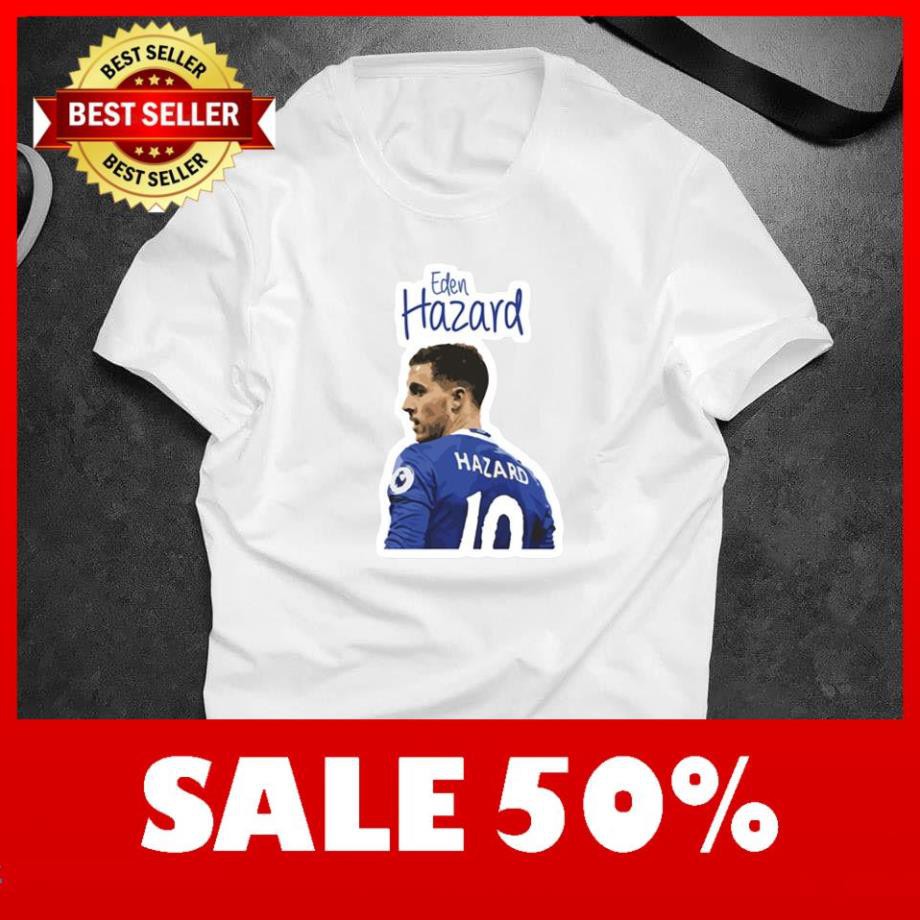 [Freeship] Áo Thun In Hình Eden Hazard Mã 07 - Áo In Hình Cầu Thủ Bóng Đá