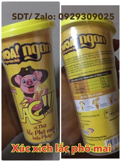 Combo 10 xúc xích xốt và lắc