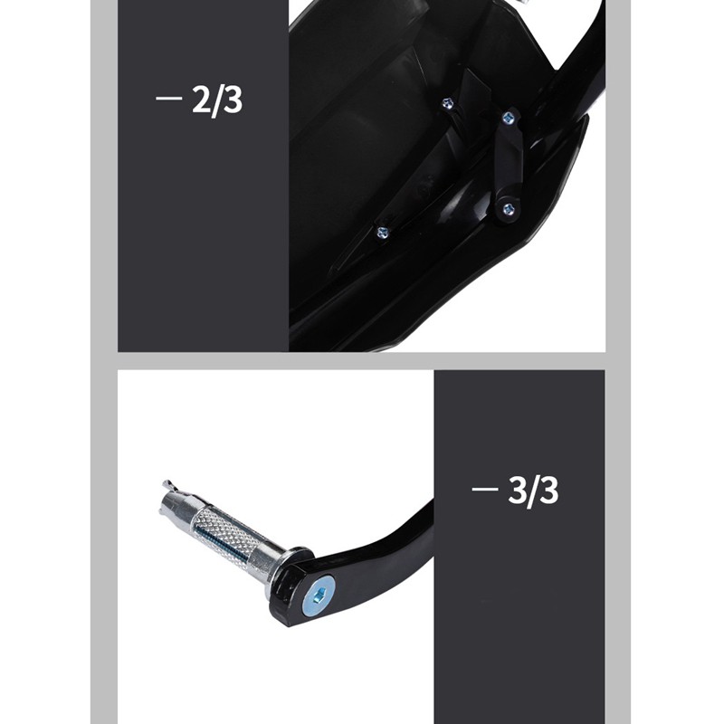 Phụ kiện bảo vệ tay lái xe mô tô 22mm - 28mm có đèn led thích hợp cho Bmw Honda Yamaha Suzuki Ktm