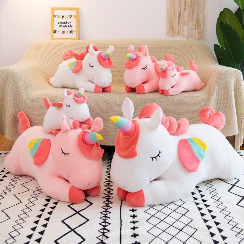 Ngựa pony nhồi bông ngựa unicorn size to nhất ảnh thật, Pony Dễ Thương, Gấu Bông Pony Đẹp Dành Cho Bé