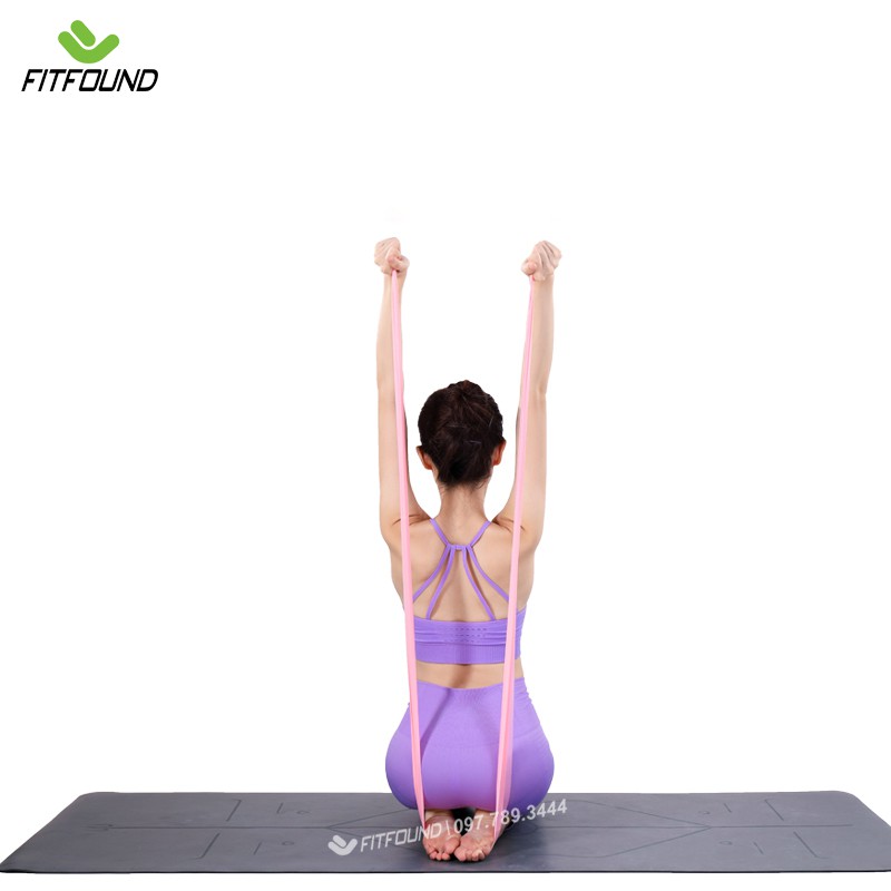 Dây cao su đàn hồi kháng lực bản thun tập gym yoga pilates thể lực 1.5 Thera band