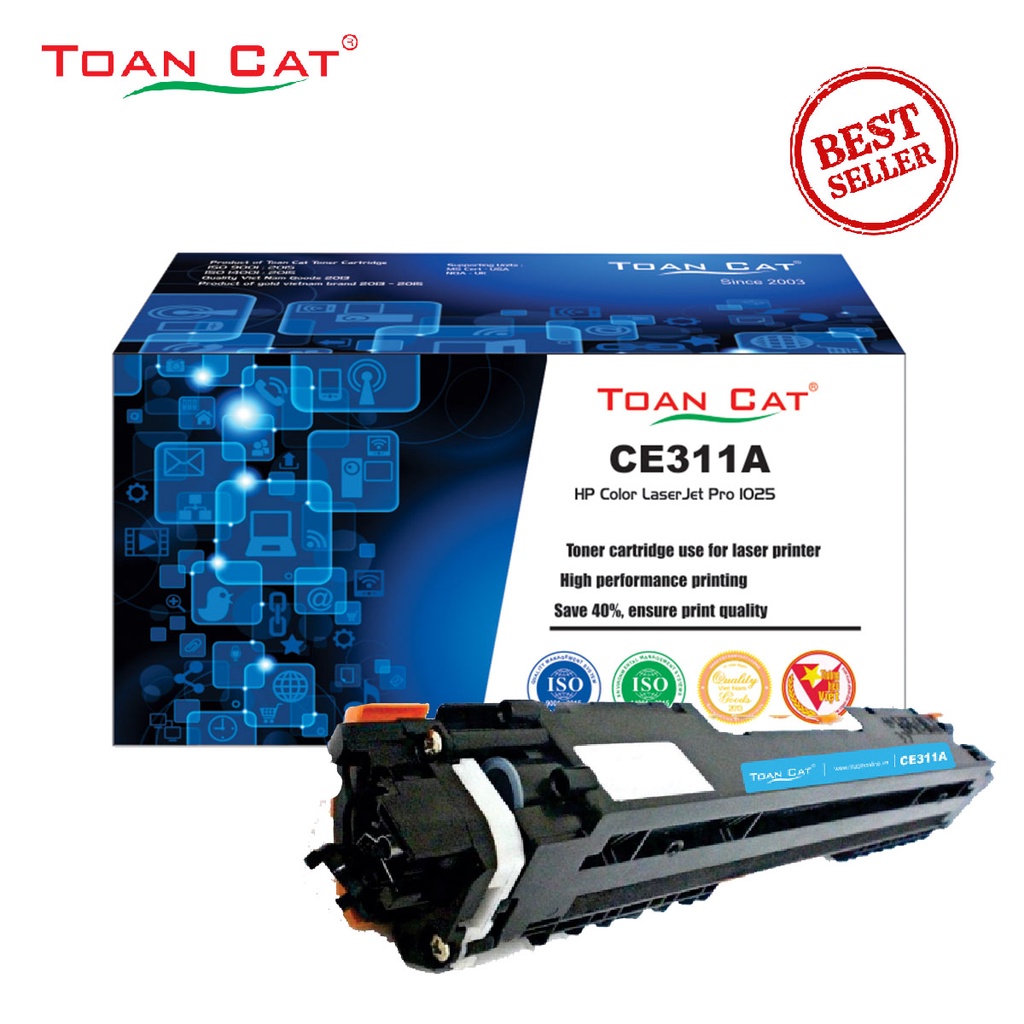 Hộp mực in Toàn Cát CE310A - CE311A - CE312A - CE313A dùng cho máy in HP Color LaserJet Pro 1025