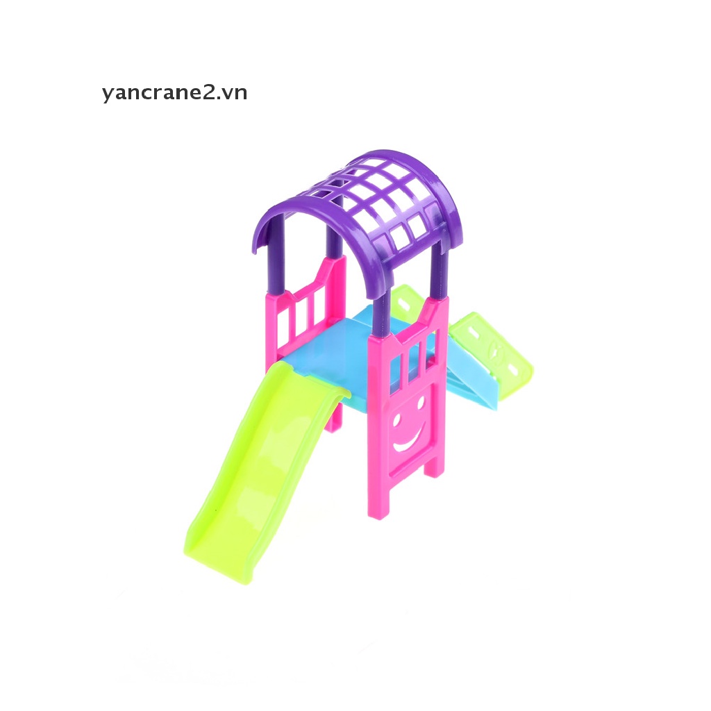 Phụ kiện đồ chơi cầu trượt công viên giải trí cho búp bê 10cm