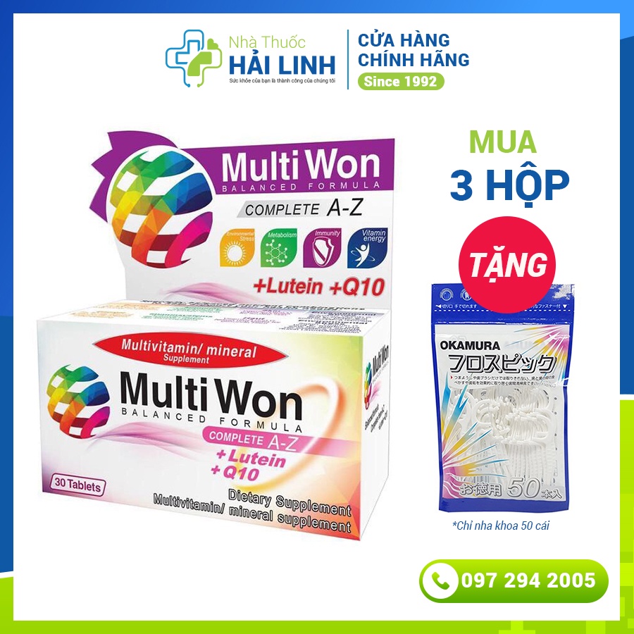 [CHÍNH HÃNG] Tăng cường sức khỏe - MULTI WON - Hàng Đức nhập khẩu