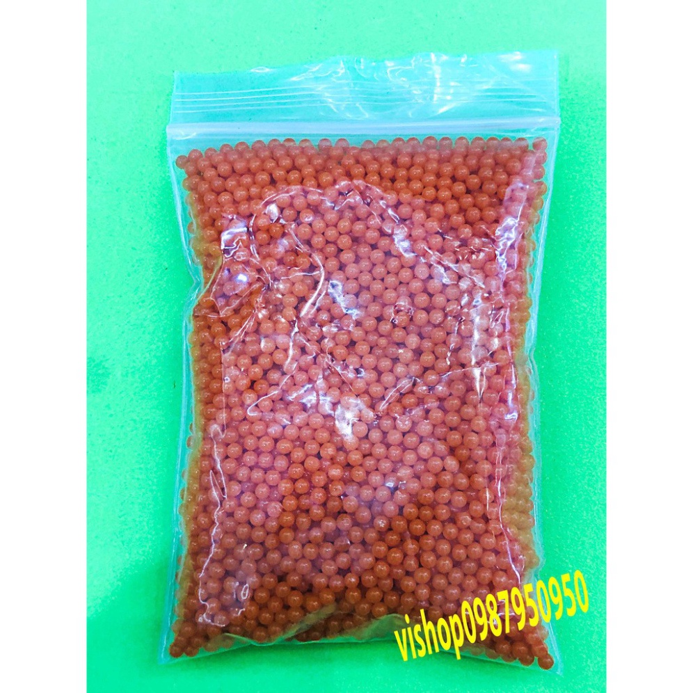 Hạt nở đạn thạch trang trí và làm slime hạt nở gói 500gram 1 màu mã KIV85 N