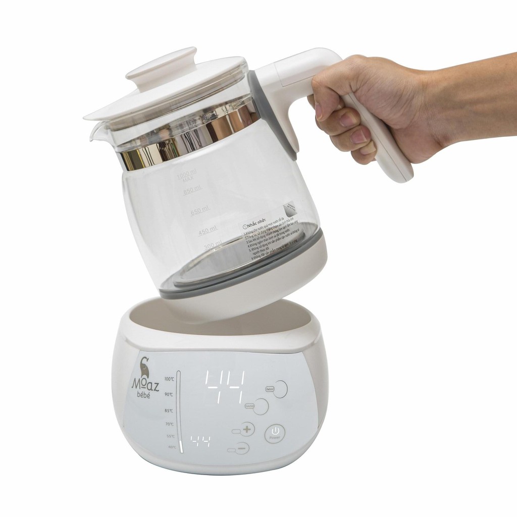 {CHÍNH HÃNG} - Bình đun nước đa năng thông minh Moaz Bébé MB-002 1000ml - Bảo hành 12 tháng