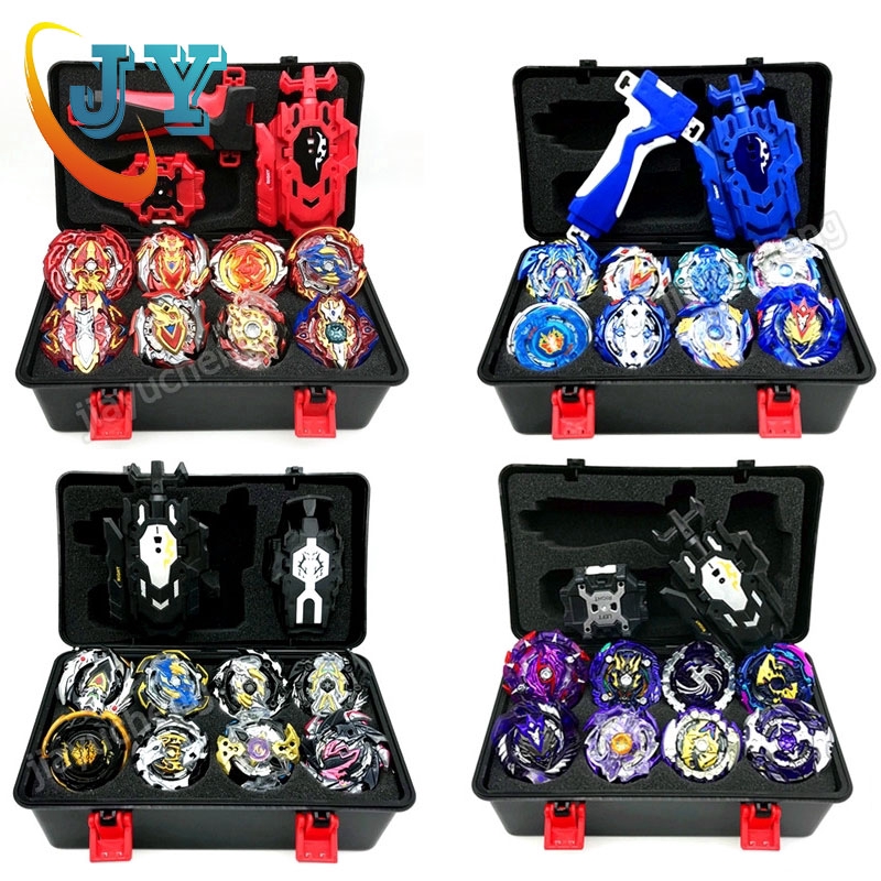 Bộ đồ chơi con quay vô cực Beyblade kim loại 4D kèm bệ phóng ngộ nghĩnh