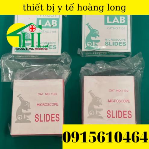 LAM KÍNH TIÊU BẢN CÁC LOẠI DÙNG CHO KÍNH HIỂN VI [ HỘP 72 LÁ ]