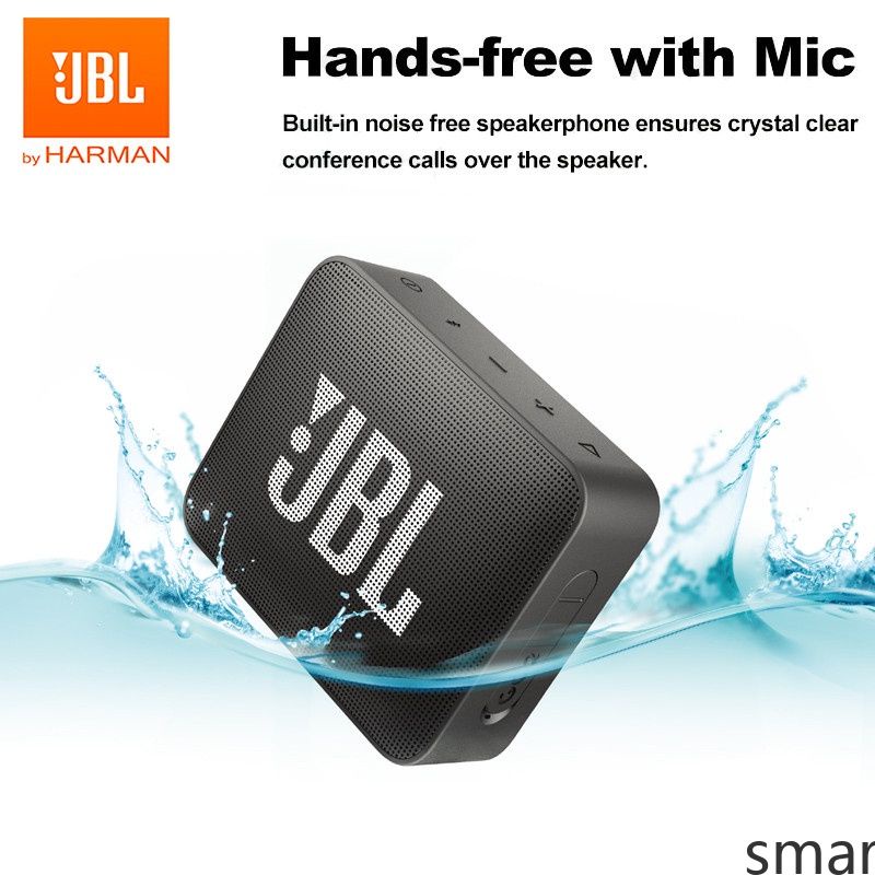 Loa Bluetooth Không Dây JBL-GO 2 Mini IPX7 Chống Thấm Nước Có Thể Sạc Lại Kèm Mic smar