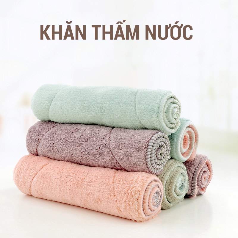 Khăn lau bếp khăn lau nhiều màu siêu thấm nước tiện ích