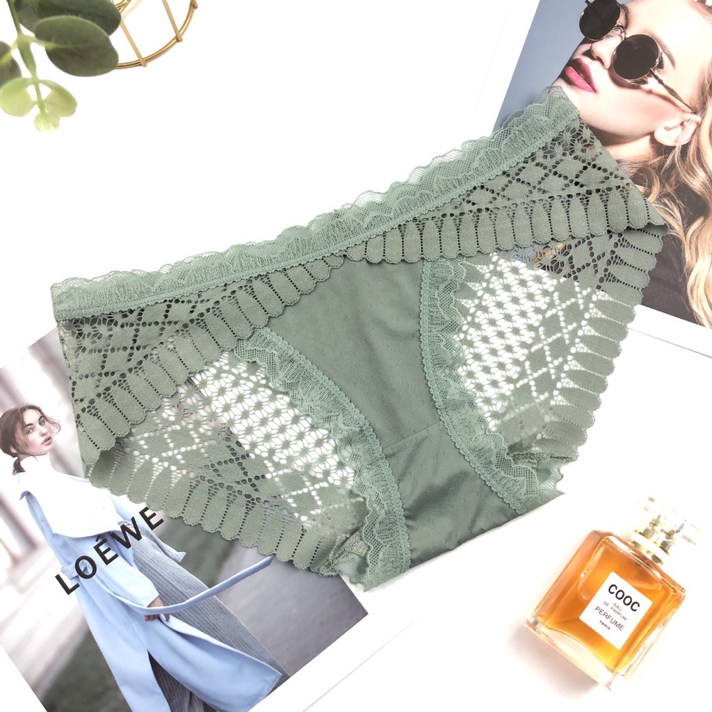 Combo 5 quần lót nữ ren phối thun sang xịn mịn 30200
