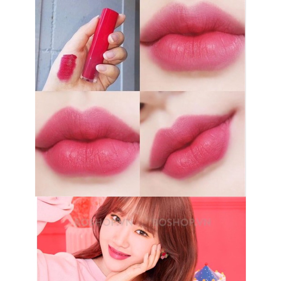 [SALE DATE 06/22] Son kem B/L/a/c/k R/o/u/g/e Color Lock Heart Tint màu H01, H02, H03 và H04 (Hàn quốc)