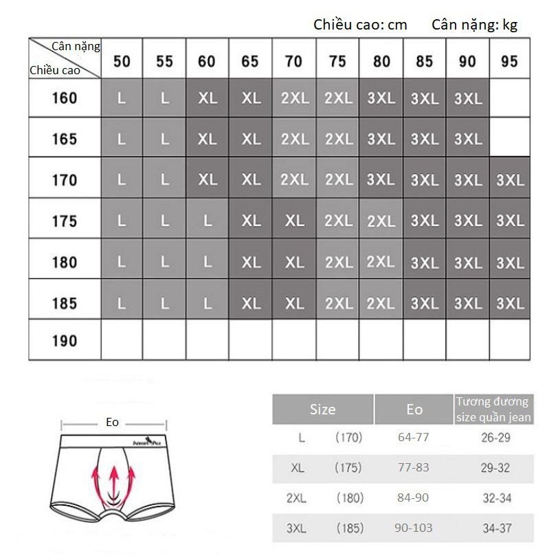 Sịp Đùi- Boxer Cotton Mềm Mỏng Thoáng Khí Họa Tiết Hiện Đại K336