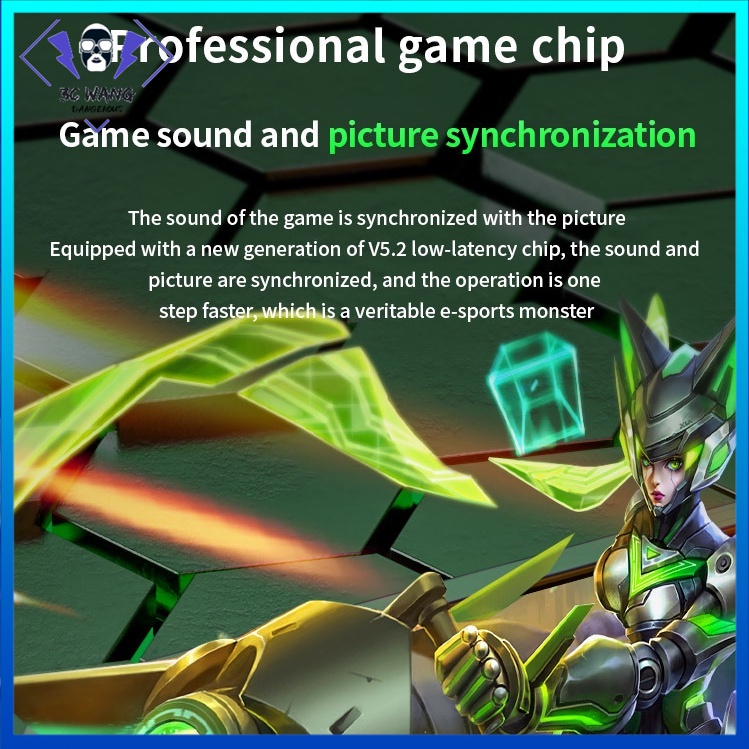 Tai nghe chơi game không dây G11 TWS Bluetooth 5.0 - Âm trầm mạnh mẽ, micrô có độ trễ cực thấp, chống nước IPX5