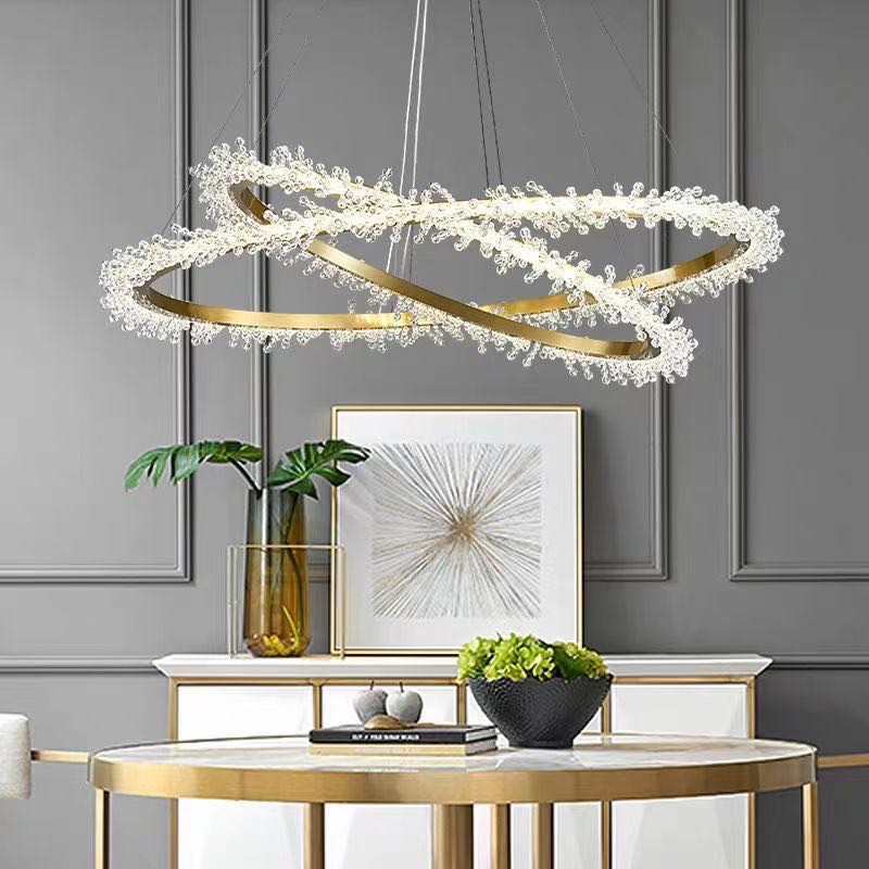 Đèn Chùm Thả pha Lê k9 nhập khẩu