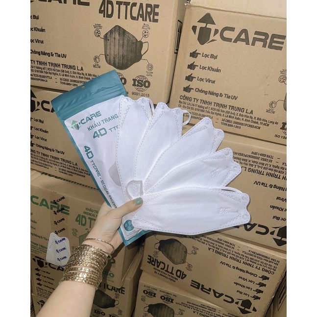 THÙNG 300c KHẨU TRANG kF94 TT CARE MIX ĐỦ MÀU