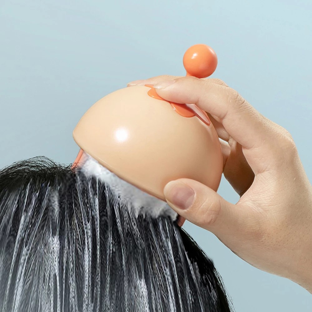 [Hàng mới về] Lược gội đầu massage tẩy tế bào chết tiện dụng nhiều màu cho nữ