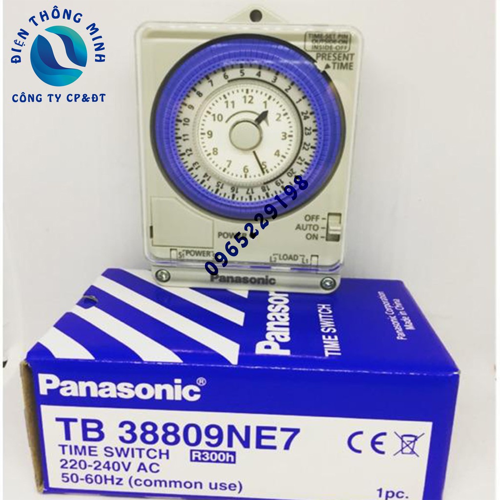 Timer 24h, Bộ hẹn giờ timer, công tắc thời gian Relay thời gian thực TB388 TB388K Panasonic