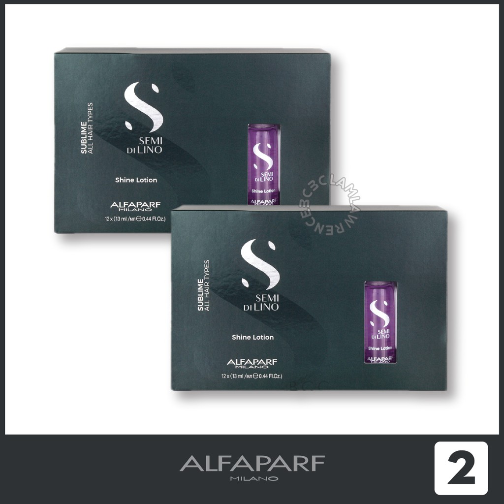 Huyết thanh SDL chăm sóc cho mọi loại tóc Semi Dilino Shine Lotion Alfaparf 12x13ml