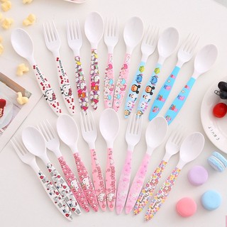 Muỗng thìa Hello Kitty, Doraemon, Doremon, Melody, Spider Man