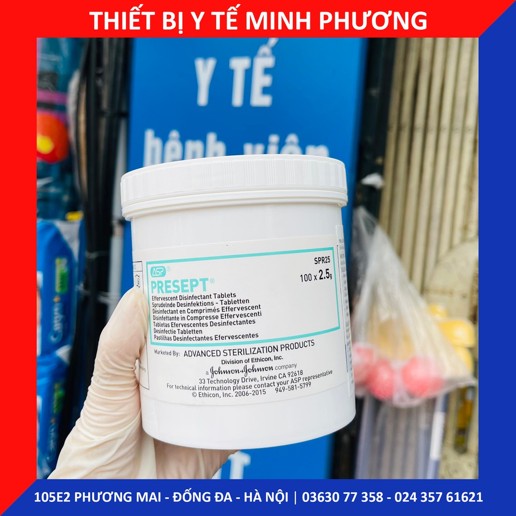 Viên nén sát khuẩn PRESEPT khử trùng, tẩy uế