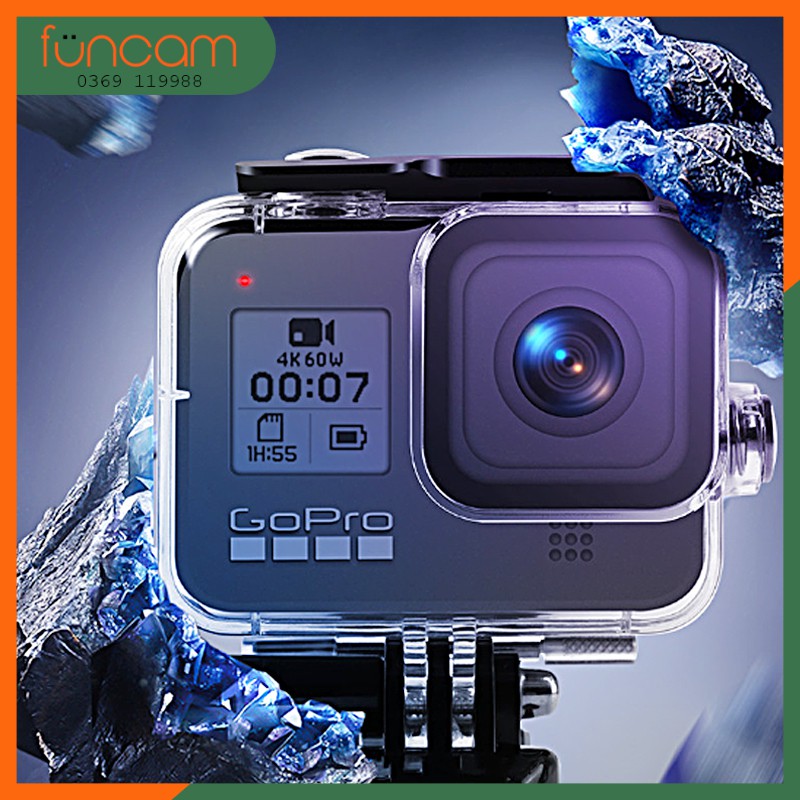 Vỏ chống nước Gopro 8 black | BigBuy360 - bigbuy360.vn