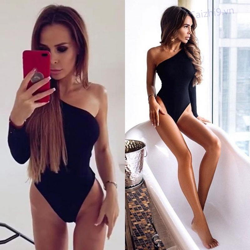 Bodysuit 1 vai màu đen gợi cảm