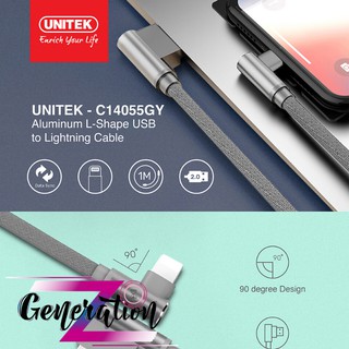 CÁPSẠC LIGHTNING 1M ĐẦU VUÔNG UNITEK (C14055GY)