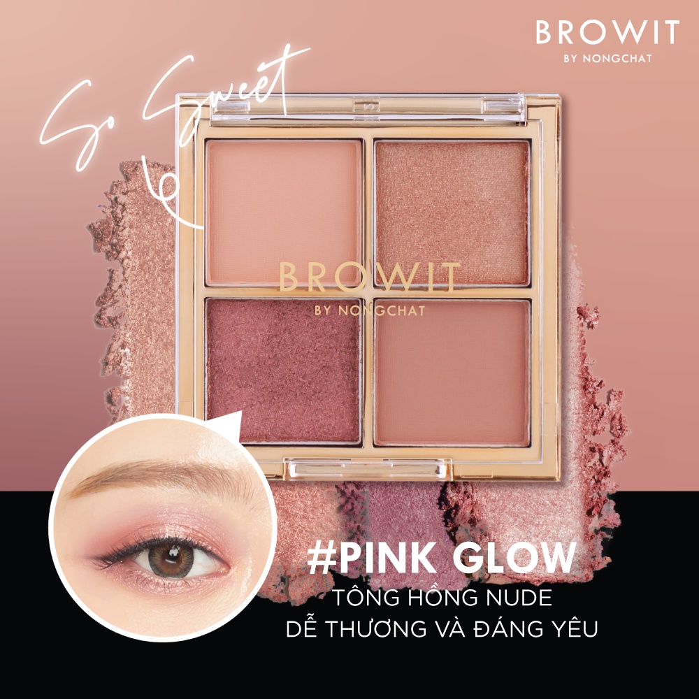 Bảng Phấn Mắt Browit Eyeshadow Palette 1g x 4Colors