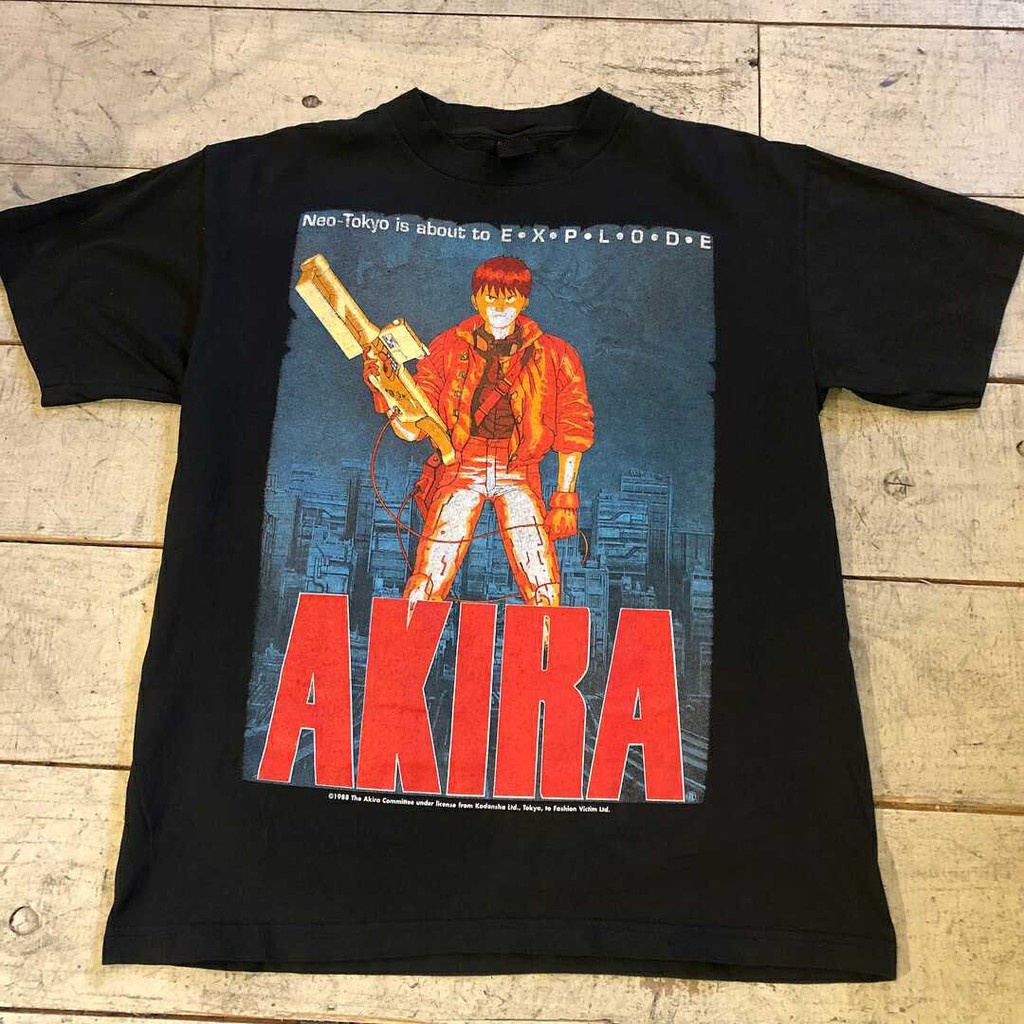 Áo Thun Nam Cổ Tròn In Hình Anime Akira 1988 Akira Mới A1