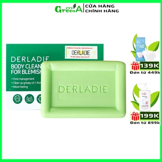Xà Bông Giảm Mụn Lưng Soap Xà Phòng Giảm Mụn Body Ngực Cơ Thể Sau 7 Ngày Derladie Body Cleansing Bar For Blemish Skin
