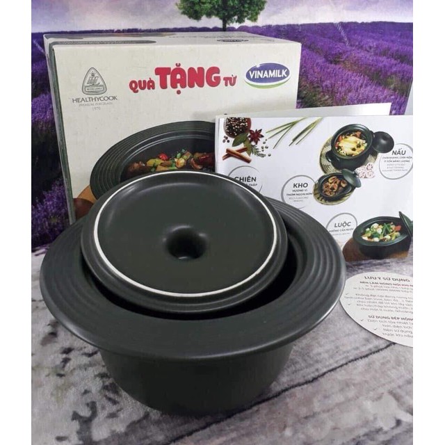 Nồi sứ dưỡng sinh Minh Long dung tích 1L