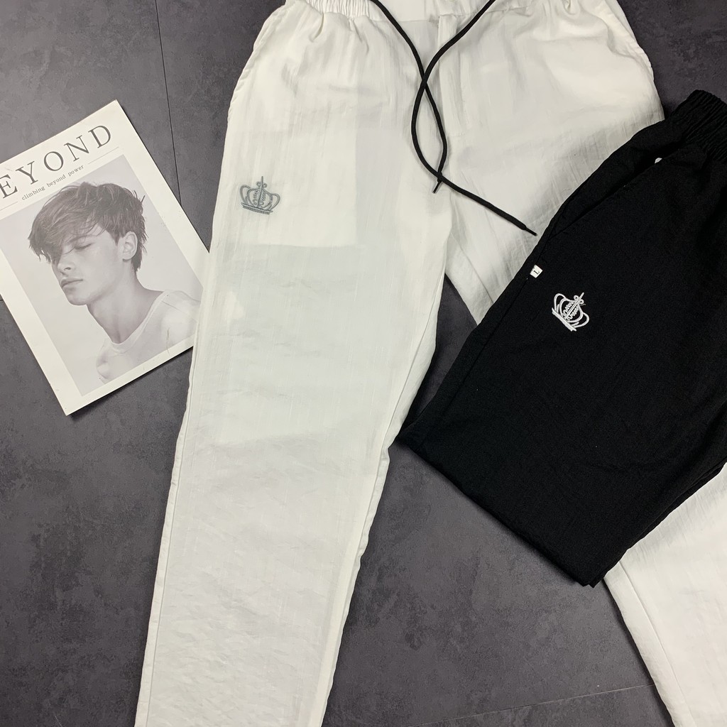 Quần Thể Thao Nam Ống Suông - Chất Vải Đũi Xước 4 Màu Thời Trang Cá Tính Cược Đẹp - QD02 | BigBuy360 - bigbuy360.vn