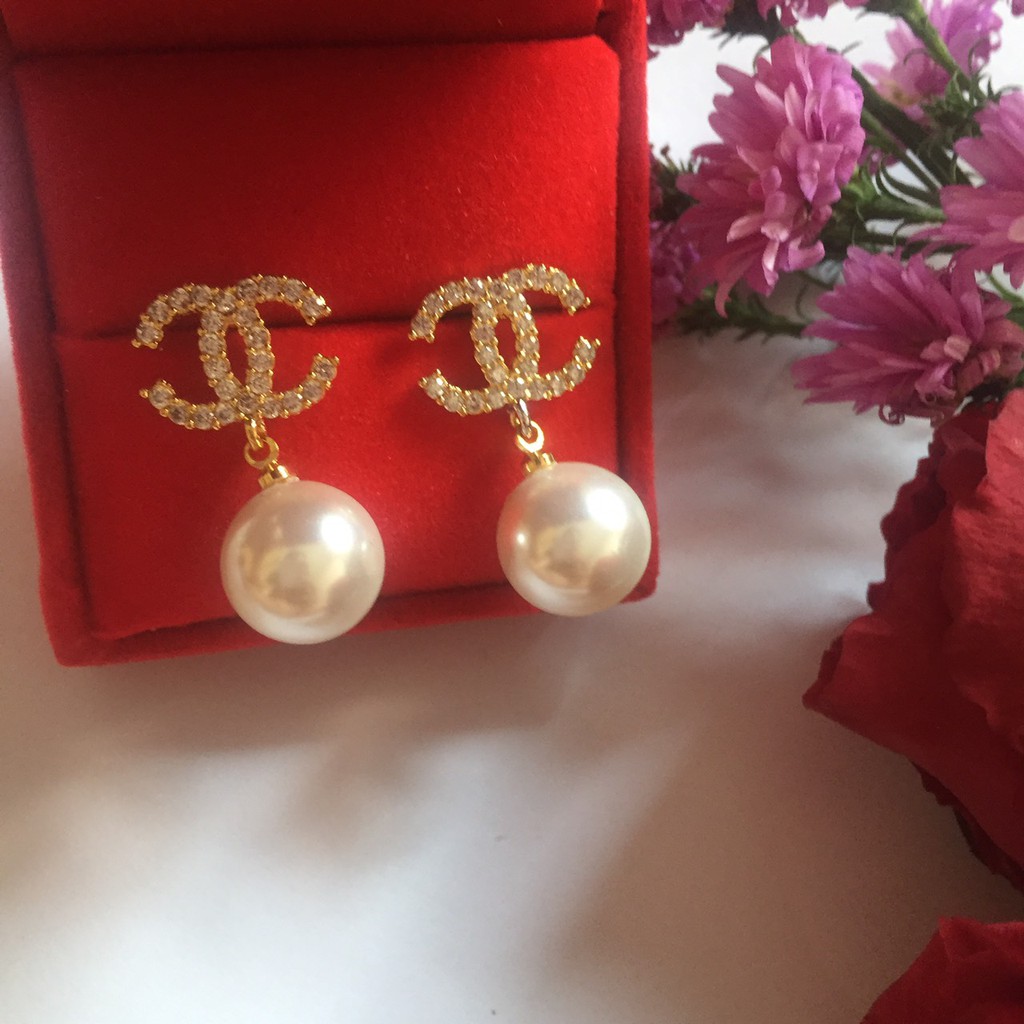 Bông Tai Nữ Ngọc đính Đá T180 NaMoo Jewelry