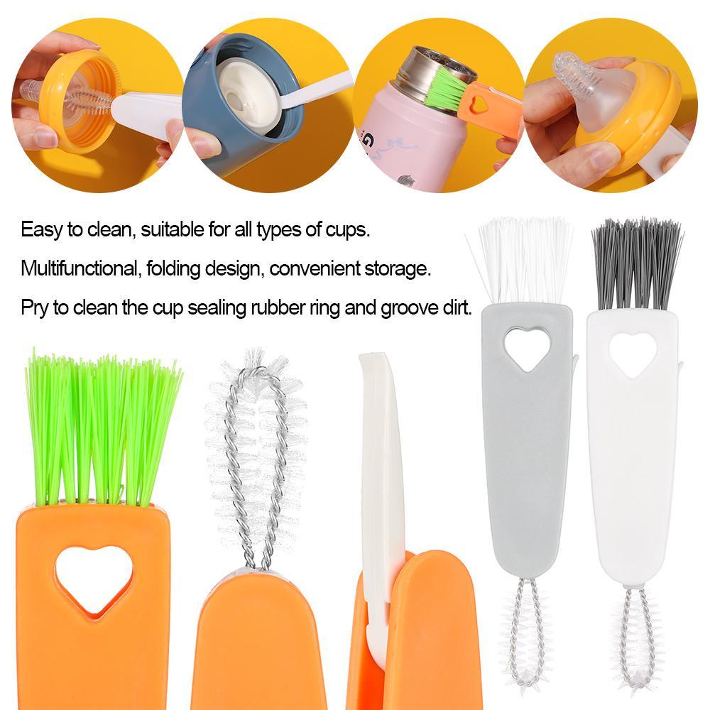 SUYO Bàn Chải Vệ Sinh Nắp Bình Sữa Đa Năng Tiện Dụng