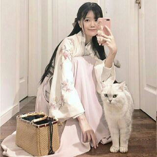 [ order] hán phục cách tân ( set váy áo)