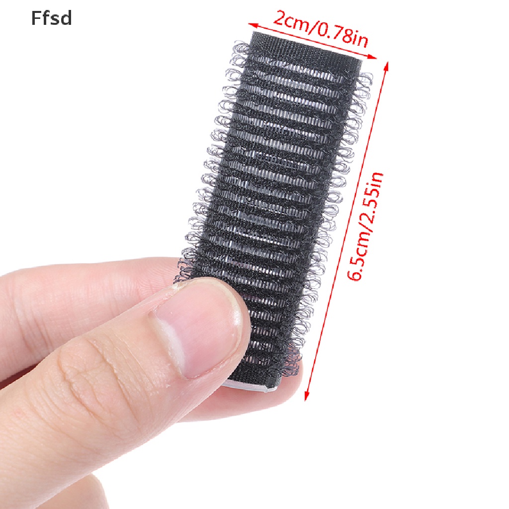 {Ffsd} Máy Uốn Tóc Tự Dính Màu Đen Chuyên Nghiệp Nhiều Kích Cỡ