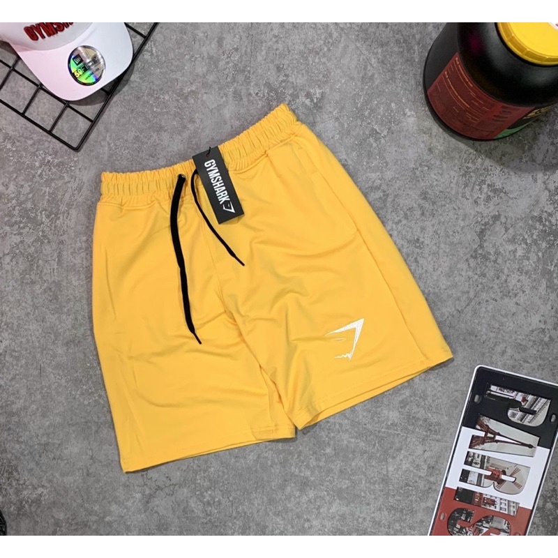[sale sốc] quần short gym nam GYMSHARK,quần short thun nam nỉ cotton da cá cao cấp.