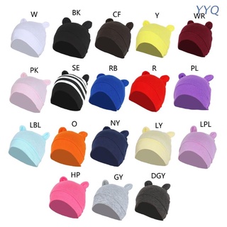 Nón turban đội đầu in hình tai gấu dễ thương thời trang xuân hè cho bé trai và gái