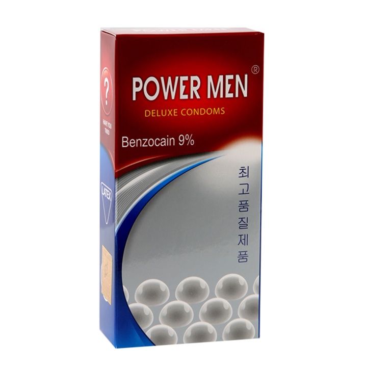 Combo Bao Cao Su Power Men Hàn Quốc (Hộp 12C) - Bcs Siêu Mỏng, Gân Gai, Size 52mm Ôm Vừa Vặn