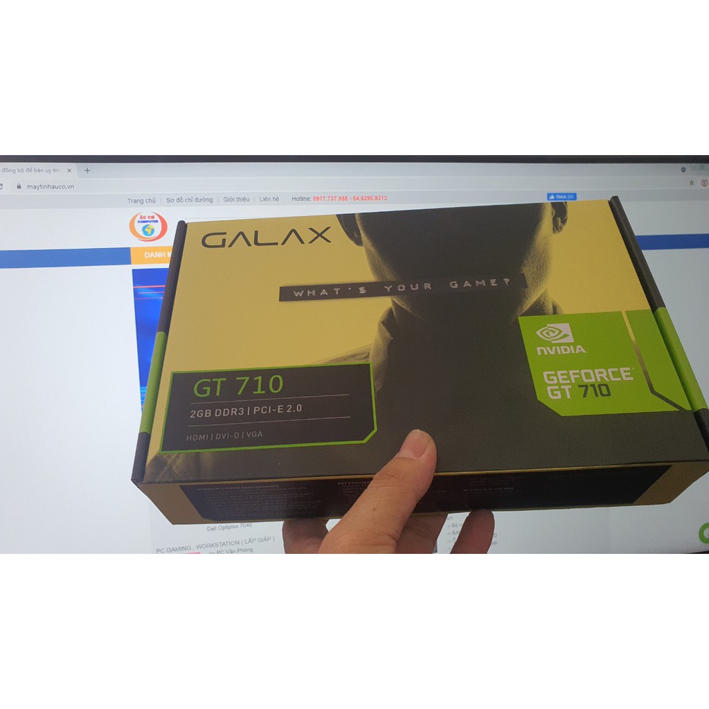 VGA - Card màn hình GALAX GeForce GT 710 2G/DDR3,Chuyên Game , Lắp cho máy tính đồng bộ,Chính- Hãng Bảo Hành 03 Năm | WebRaoVat - webraovat.net.vn