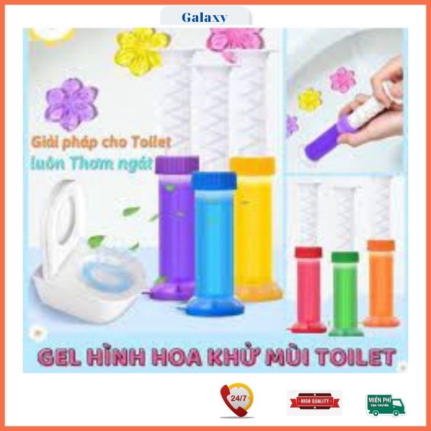 Gel Khử Mùi Bồn Cầu, Khử Mùi Toilet, Gel Khử Mùi Bồn Cầu Bông Hoa, Với 6 Mùi Thơm